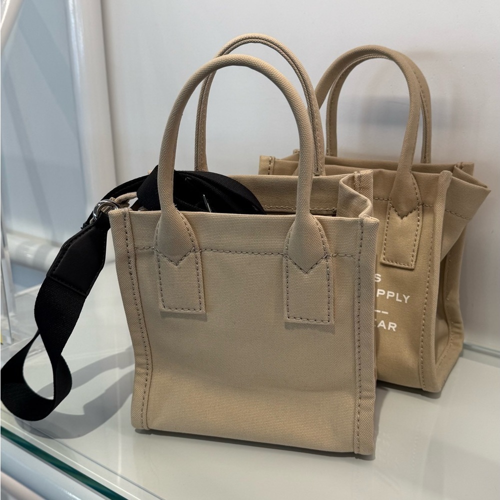 (new+tag) The Marc Jacobs canvas supply crossbody bag beige khaki tan - Picture 17 of 17